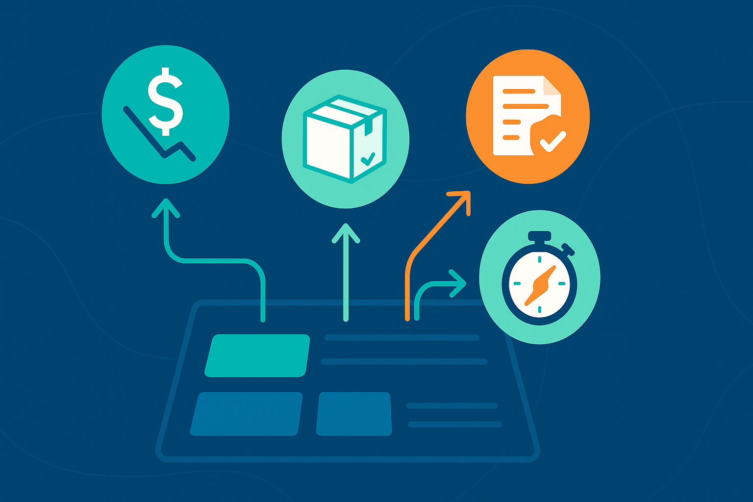 Smart Sourcing · Visual de beneficios